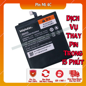 Pin Webphukien cho Xiaomi Mi 4C Mi4C  Việt Nam (BM35) - 3080mAh 